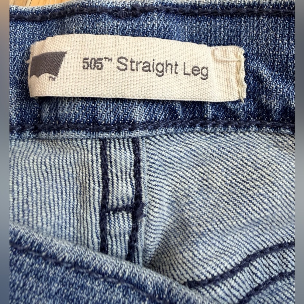 Levi's 505 Straight Leg Women’s Light Blue Denim Jeans Size 4M Used/Good - Picture 9 of 10